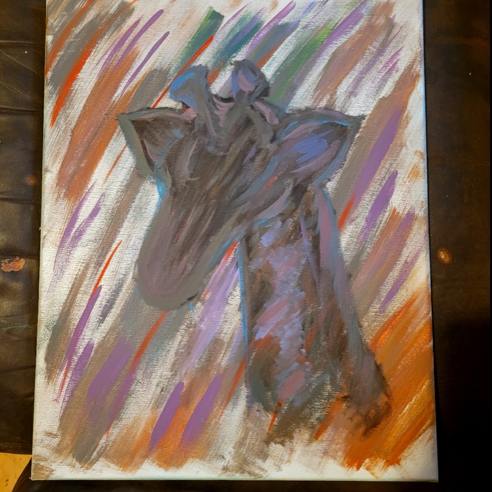 16 x 20 handpainted acrylic and oil